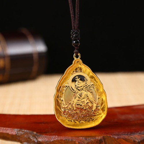 Tibetan Buddha Liuli Crystal Serenity Necklace Pendant Tibetan Buddha Liuli Crystal Serenity Necklace Pendant