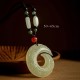 Peace Buckle Red Sandalwood Agate Necklace Peace Buckle Red Sandalwood Agate Necklace