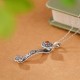 925 Sterling Silver Red Agate Cyan Jade Ruyi Blessing Necklace 925 Sterling Silver Red Agate Cyan Jade Ruyi Blessing Necklace