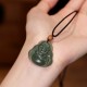 Laughing Buddha Hetian Jade Calm Necklace