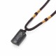 Natural Black Tourmaline Positive Rope Necklace Natural Black Tourmaline Positive Rope Necklace