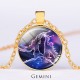 12 Constellations Zodiac Moon Star Protection Necklace 12 Constellations Zodiac Moon Star Protection Necklace