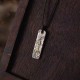 Chinese Character Copper Coin Wealth Necklace Pendant
