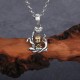 Sterling Silver Zen Buddha Compassion Necklace Pendant