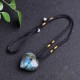 Labradorite Heart Support Necklace Labradorite Heart Support Necklace