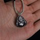 Silver Sheen Obsidian Laughing Buddha Protection Pendant