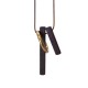 Zen Circle Ebony Wood Enlightenment Necklace Zen Circle Ebony Wood Enlightenment Necklace