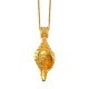 Sterling Silver Shankha Conch Shell Lucky Necklace Pendant Sterling Silver Shankha Conch Shell Lucky Necklace Pendant