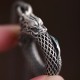 999 Sterling Silver Year of the Dragon Peace Buckle Necklace