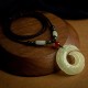 Peace Buckle Red Sandalwood Agate Necklace Peace Buckle Red Sandalwood Agate Necklace