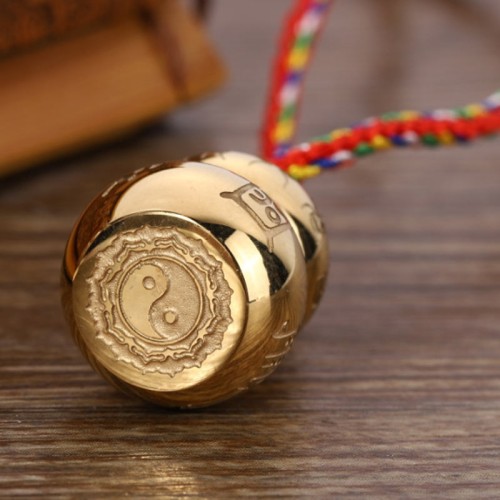 Tibetan Yin Yang Gourd Harmony Titanium Necklace
