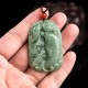 Jade Koi Fish Lotus Wealth Necklace