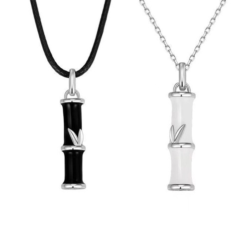 Bamboo Copper Couple Luck Necklace Pendant Bamboo Copper Couple Luck Necklace Pendant