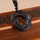 Red Sandalwood Ebony Wood Luck Necklace Pendant Red Sandalwood Ebony Wood Luck Necklace Pendant