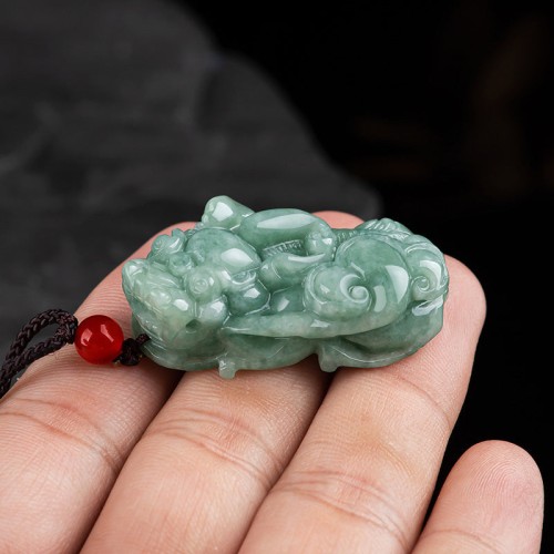 Jade PiXiu Wealth Luck Necklace Pendant
