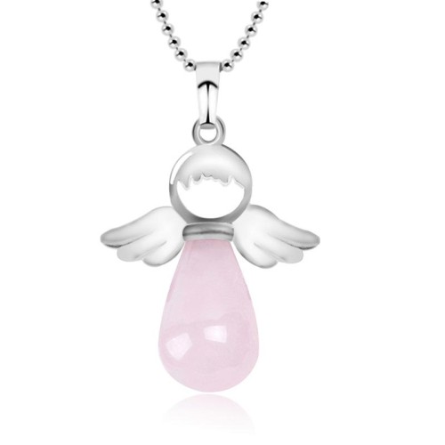 Little Angel Wings Crystal Luck Necklace Little Angel Wings Crystal Luck Necklace