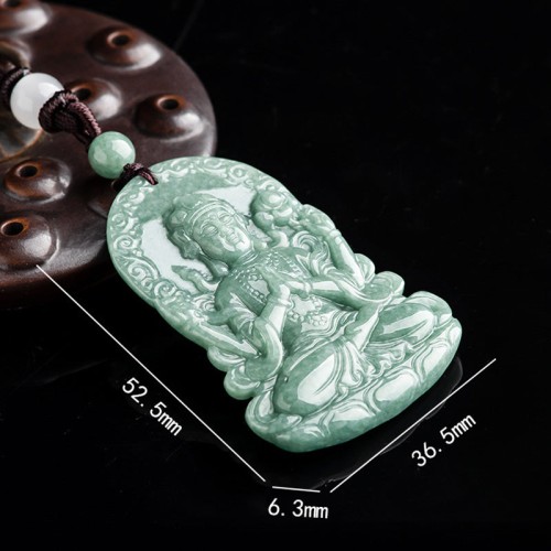 Four-armed Avalokitesvara Jade Amulet Necklace Four-armed Avalokitesvara Jade Amulet Necklace