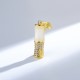 925 Sterling Silver Hetian White Jade Bamboo Happiness Necklace 925 Sterling Silver Hetian White Jade Bamboo Happiness Necklace
