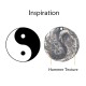 Sterling Silver Yin Yang Hammer Texture Harmony Necklace