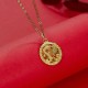 Sterling Silver Year of the Dragon Jade Luck Necklace Pendant