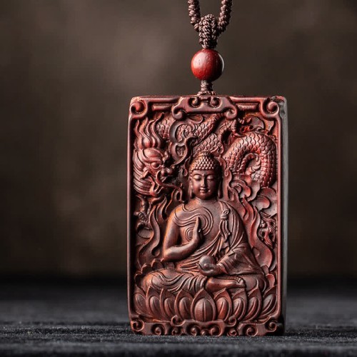 Chinese Zodiac Buddha Sandalwood Protection Necklace Chinese Zodiac Buddha Sandalwood Protection Necklace