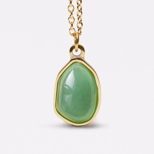 Green Aventurine Amethyst Rose Quartz Necklace