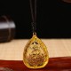 Tibetan Buddha Liuli Crystal Serenity Necklace Pendant Tibetan Buddha Liuli Crystal Serenity Necklace Pendant