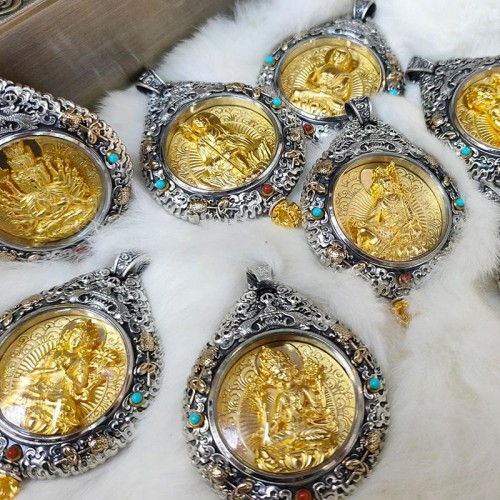 Zodiac Buddha Thangka Wealth Necklace Zodiac Buddha Thangka Wealth Necklace