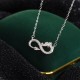 Sterling Silver Year of the Dragon Endless Knot Necklace Sterling Silver Year of the Dragon Endless Knot Necklace