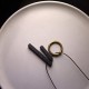 Zen Circle Ebony Wood Enlightenment Necklace Zen Circle Ebony Wood Enlightenment Necklace