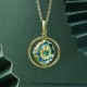 Sterling Silver Lotus Flower Enlightenment Rotatable Pendant Sterling Silver Lotus Flower Enlightenment Rotatable Pendant