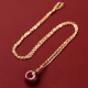Cinnabar Peace Buckle Calm Blessing Necklace Cinnabar Peace Buckle Calm Blessing Necklace