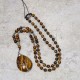 Natural Tiger Eye Strength Beaded Pendant Necklace Natural Tiger Eye Strength Beaded Pendant Necklace