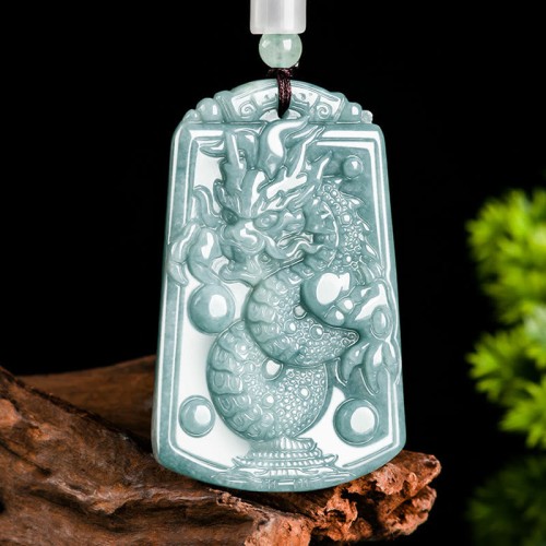 Year of the Dragon Jade Strength Necklace Pendant Year of the Dragon Jade Strength Necklace Pendant