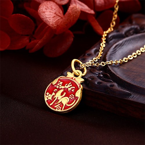 Vintage Sika Deer Copper Healing Necklace Vintage Sika Deer Copper Healing Necklace