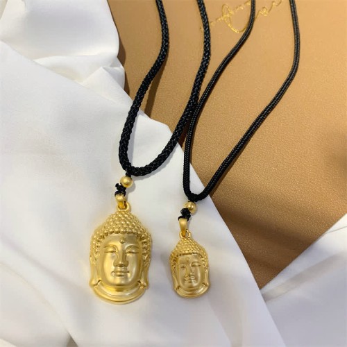 Gold Buddha Copper Wealth Necklace Pendant Gold Buddha Copper Wealth Necklace Pendant