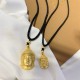 Gold Buddha Copper Wealth Necklace Pendant Gold Buddha Copper Wealth Necklace Pendant