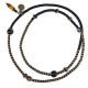 Ebony Dzi Bead Peace Couple Bracelet Necklace Ebony Dzi Bead Peace Couple Bracelet Necklace