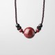 Cinnabar Stones Bead Necklace Cinnabar Stones Bead Necklace