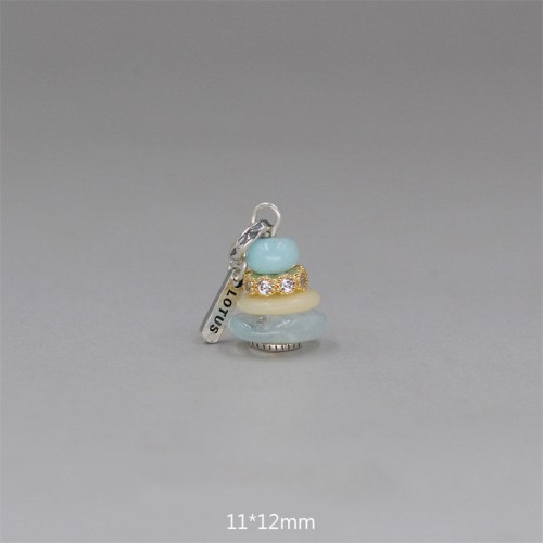 Zen Cairn Labradorite Crystal Calm Necklace