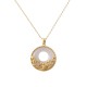 White Jade Koi Fish Titanium Steel Prosperity Necklace White Jade Koi Fish Titanium Steel Prosperity Necklace