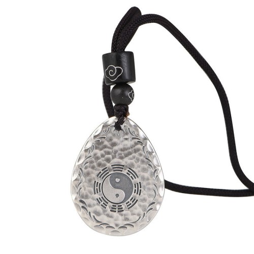 Vintage 999 Silver Yin Yang Bagua Balance Necklace Vintage 999 Silver Yin Yang Bagua Balance Necklace