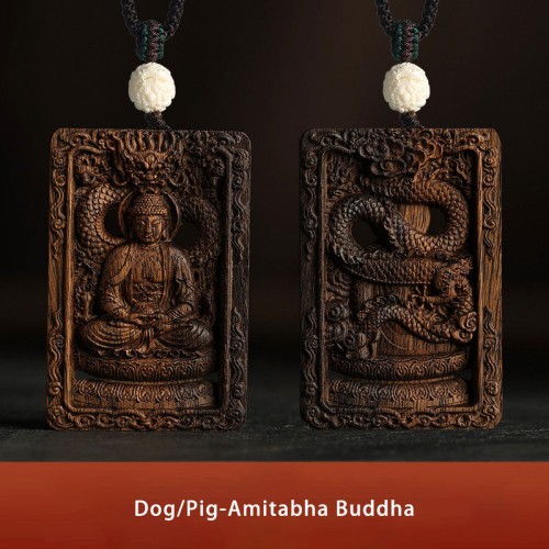 Chinese Zodiac Buddha PiXiu Dragon Peace Necklace Chinese Zodiac Buddha PiXiu Dragon Peace Necklace