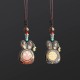 Tibet Ebony Five God of Wealth Necklace
