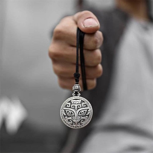 Feng Shui Taotie Wealth Necklace Pendant