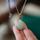 Laughing Buddha Hetian Jade Wealth Necklace