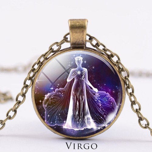 12 Constellations Zodiac Moon Star Protection Necklace 12 Constellations Zodiac Moon Star Protection Necklace
