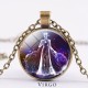 12 Constellations Zodiac Moon Star Protection Necklace 12 Constellations Zodiac Moon Star Protection Necklace
