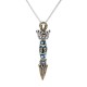 Dorje Vajra Dzi Bead Wealth Necklace Pendant Dorje Vajra Dzi Bead Wealth Necklace Pendant