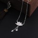 Sterling Silver Lotus Flower Enlightenment Necklace Pendant